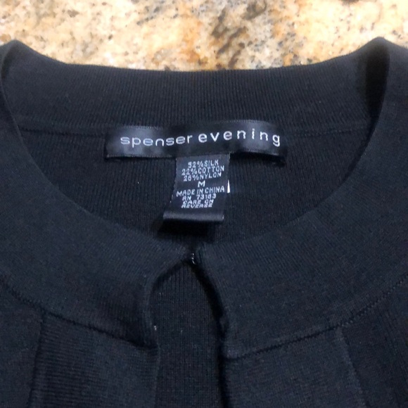 Beautiful black Spencer evening medium sweater - Picture 2 of 3